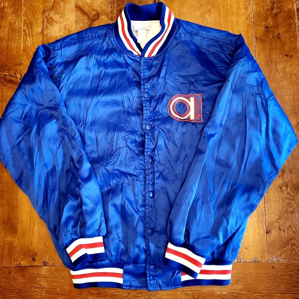 Rare Vintage Adidas satin jacket all embroidered - Picture 3 of 6